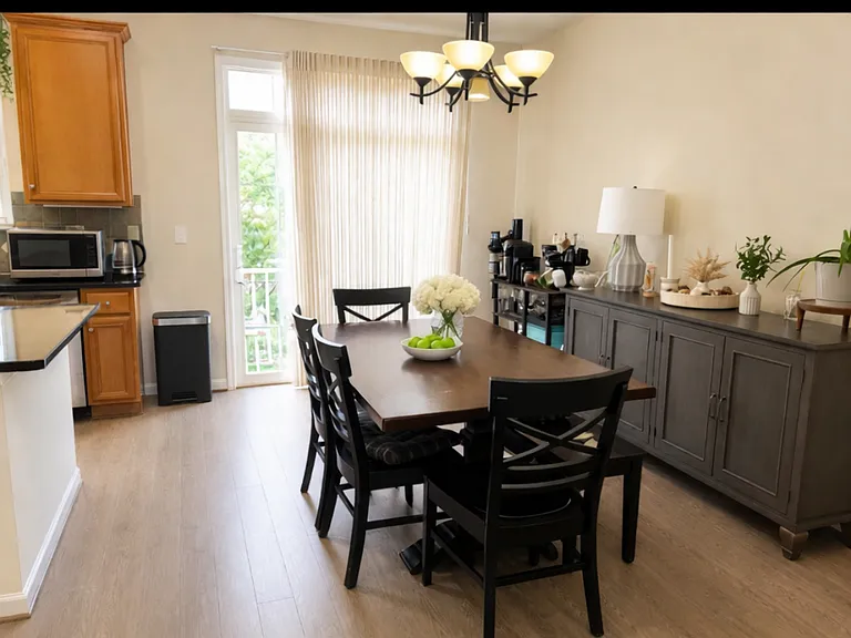 Kitchen and dining area