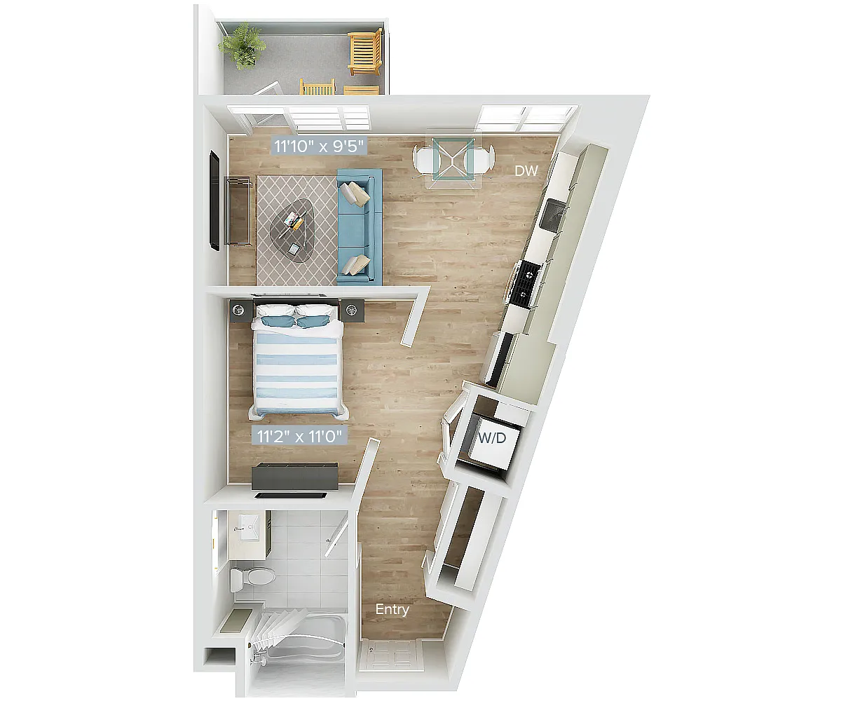 Floor plan S1U-581