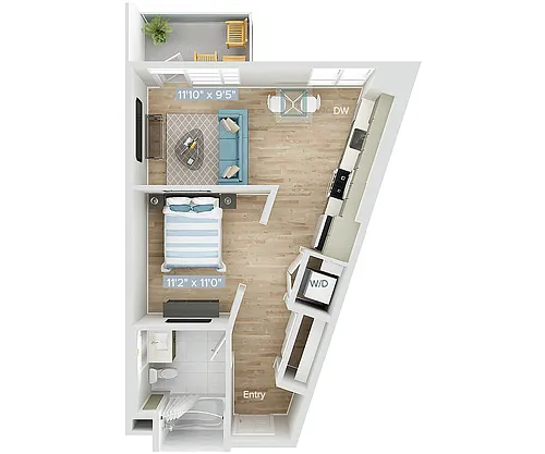 Floor plan S1U-581