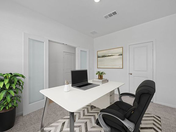 Virtually Staged Office