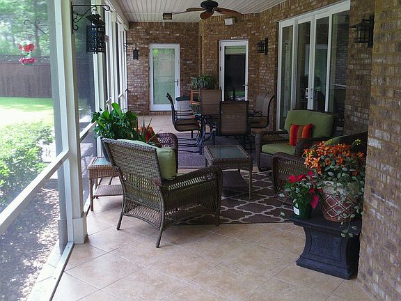 Huge back porch