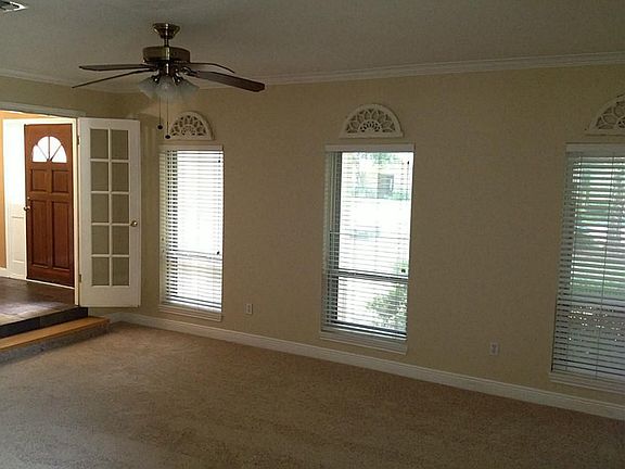 Living area with new carpet