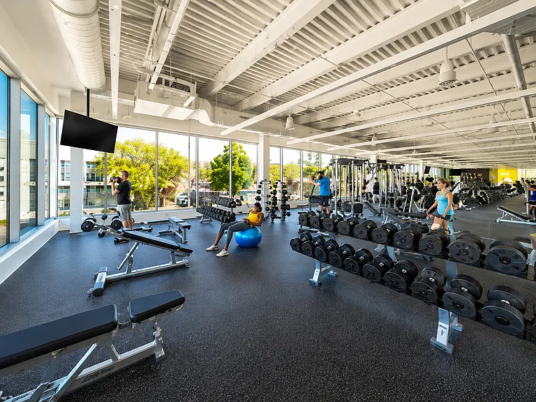 Kidd Springs Recreation Center is just across the street, offering free yoga classes, a fitness center, tennis courts, scenic walking trails, and swimming pools.