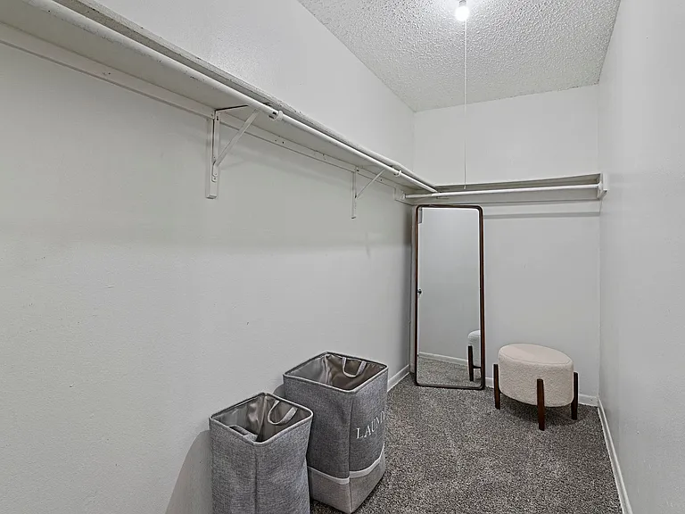 Keep your home organized with spacious walk-in closets and built-in shelving.