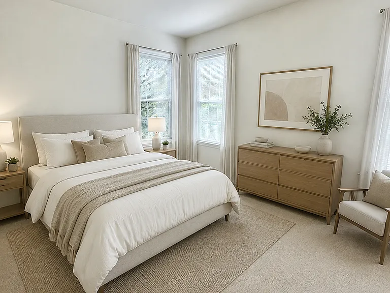 Bedroom - Virtually staged