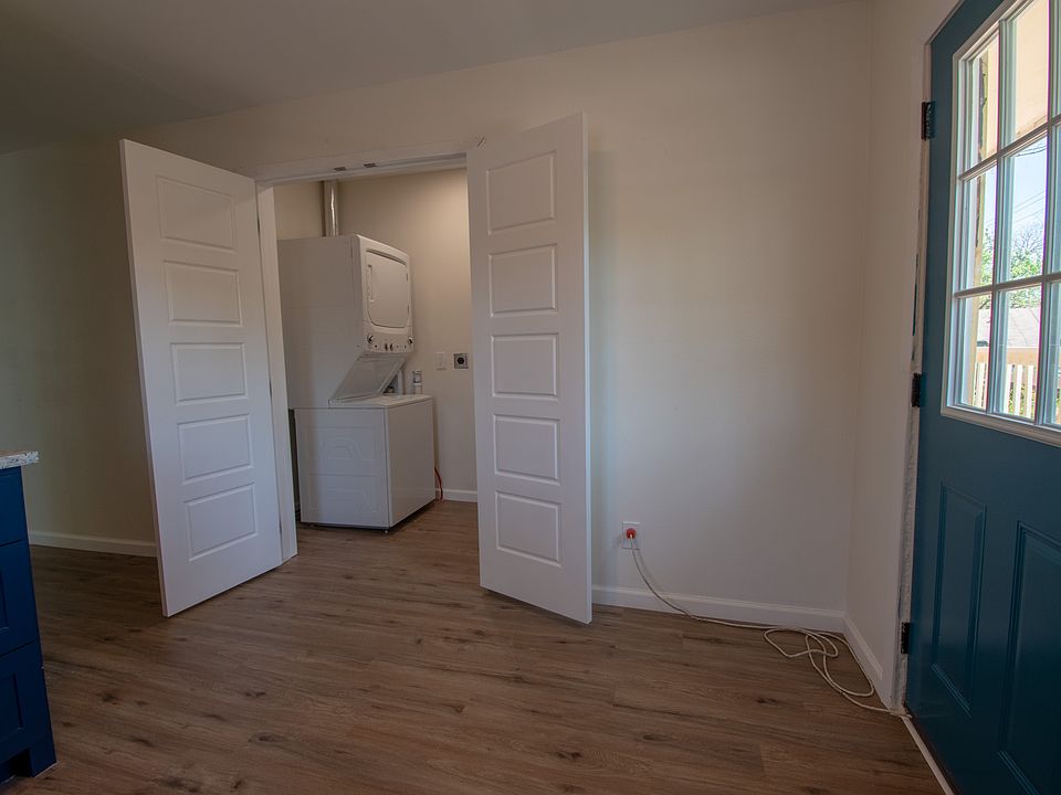 Washer/Dryer stack in kitchen pantry