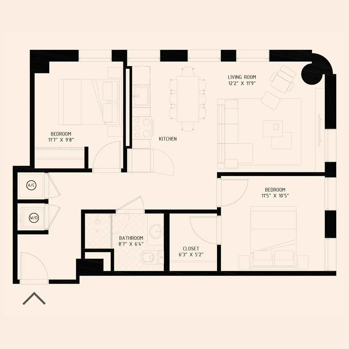 Floor plan B3