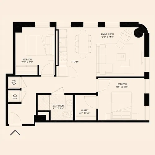 Floor plan B3