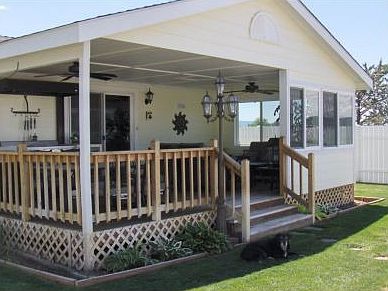 Back Yard w/Covered Porch