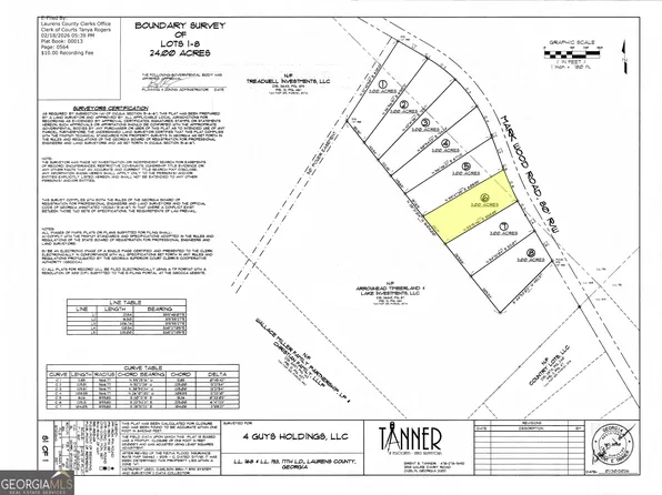 0 Mark Wood Rd Lot 6, Dexter, GA 31019