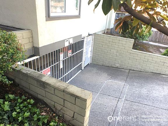 Secure gate garage entrance