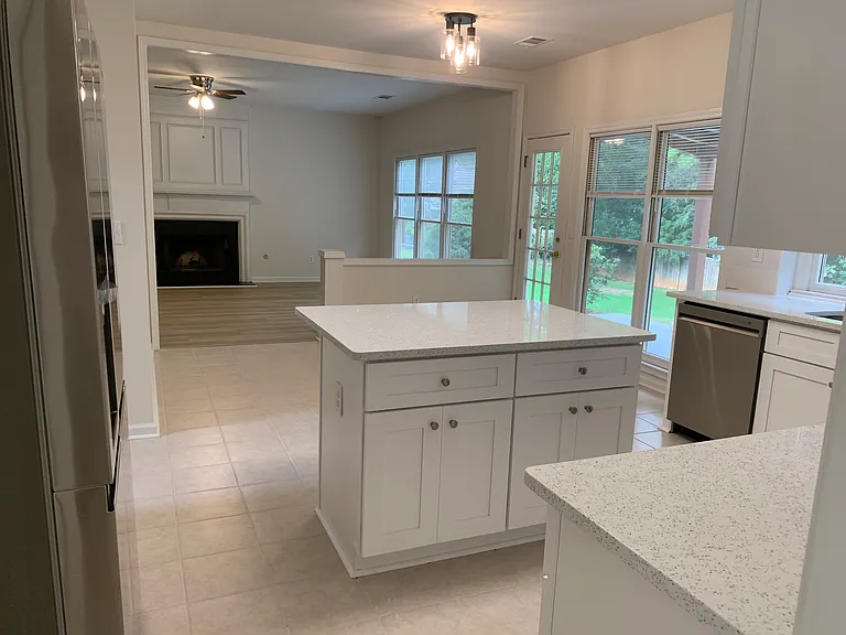 From Kitchen to view family room