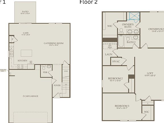 Floor Plan Level 1 Level 2