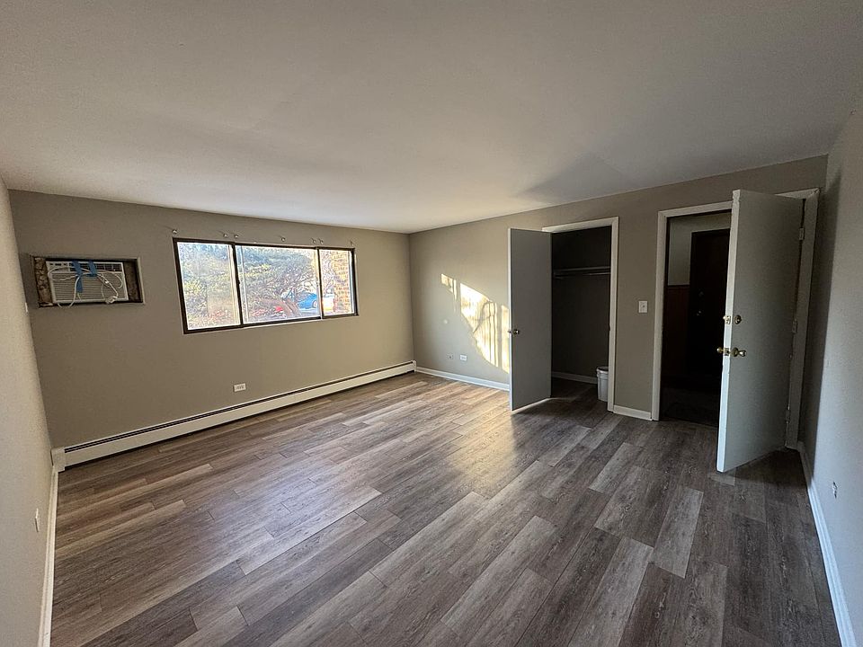 Looking out at the front door and front closet