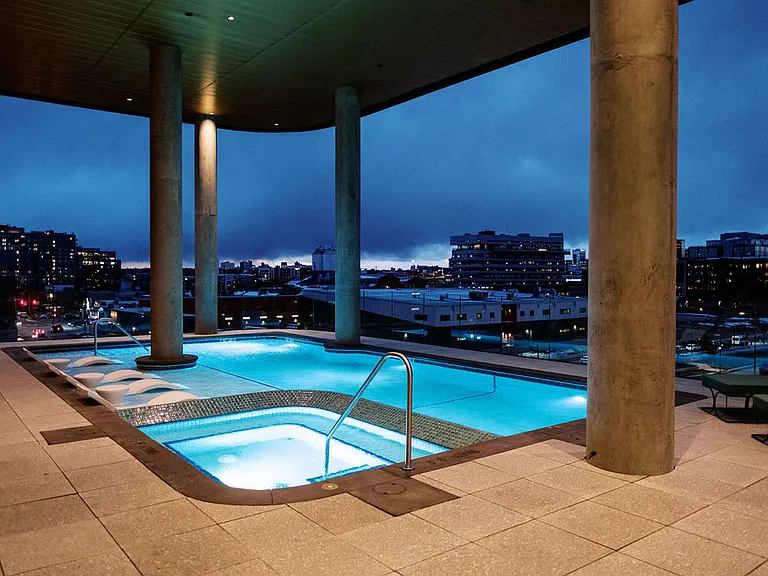 Beautiful view and all lit up at night
