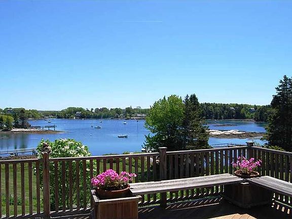 Deck overlooking Christmas Cove