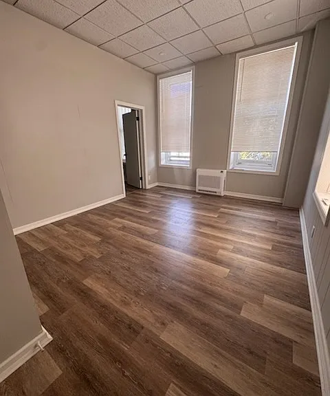 Bedroom with walk-in closet