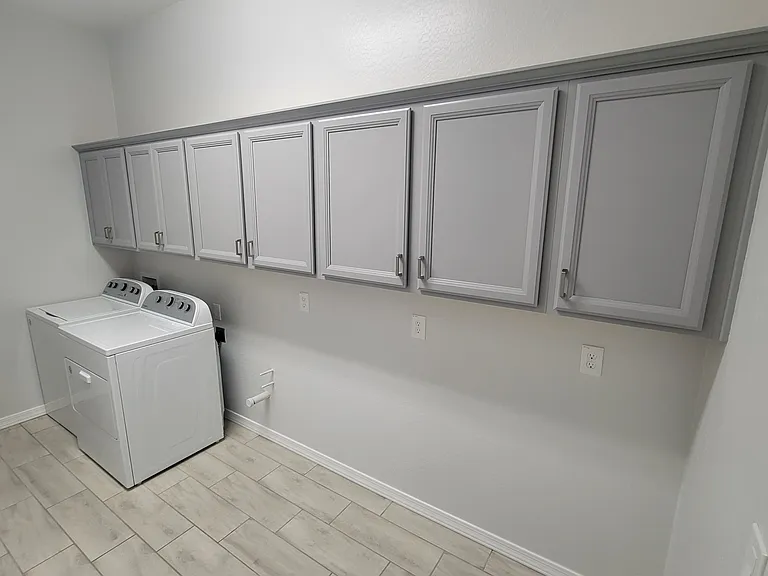 Laundry Room includes washer and gas dryer