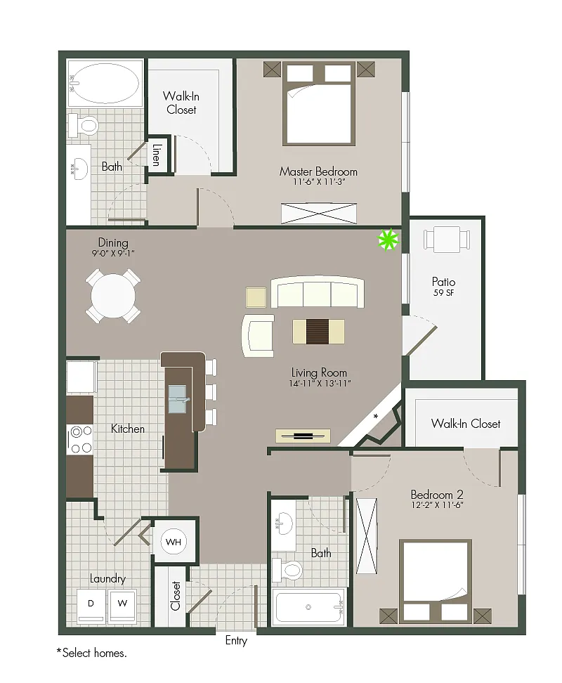 Floor plan B2