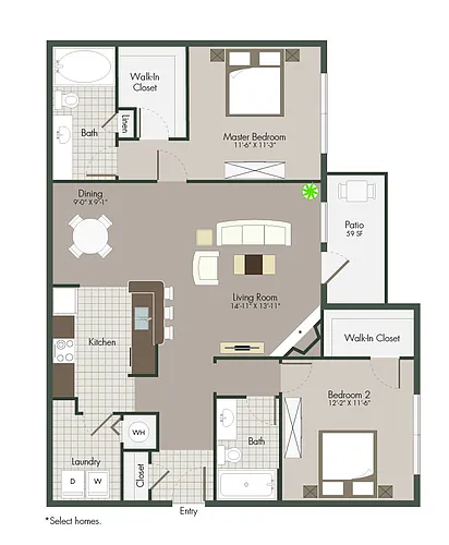 Floor plan B2