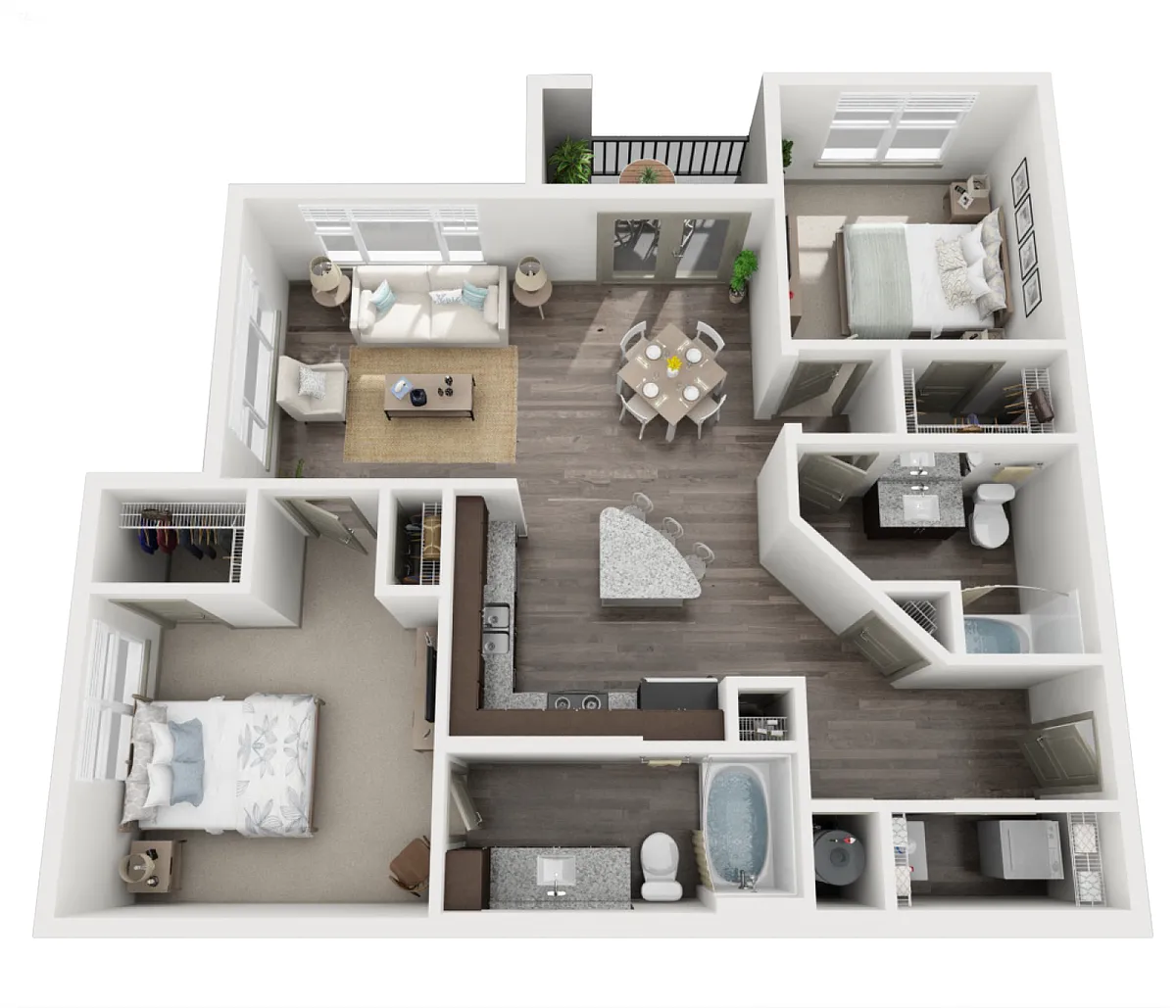 Floor plan B1
