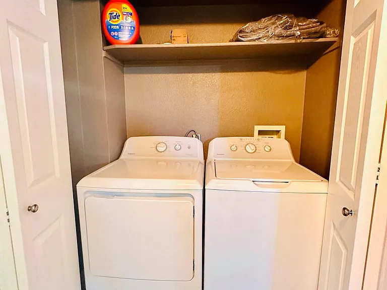 In-Unit Laundry! Do your laundry in your own home!