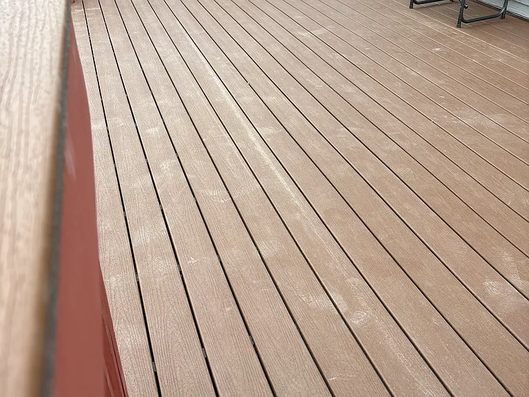 25X14 deck with new surface and shades