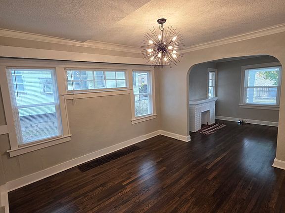 Living room and dining room.