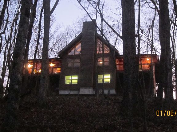 Front of House at Dusk