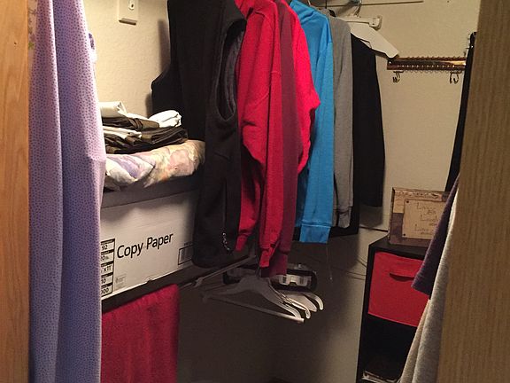 Large walk in closet