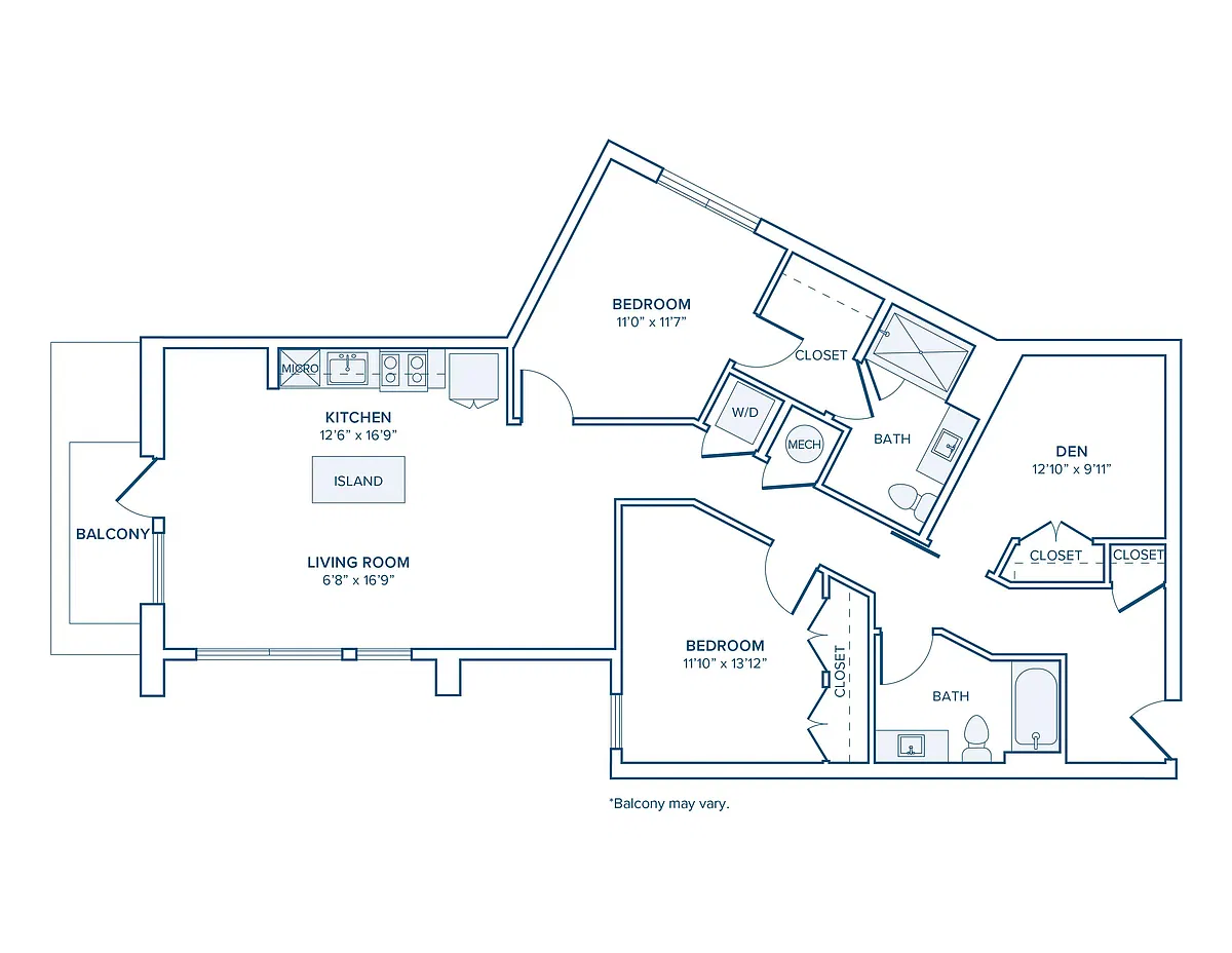 Floor plan B21D