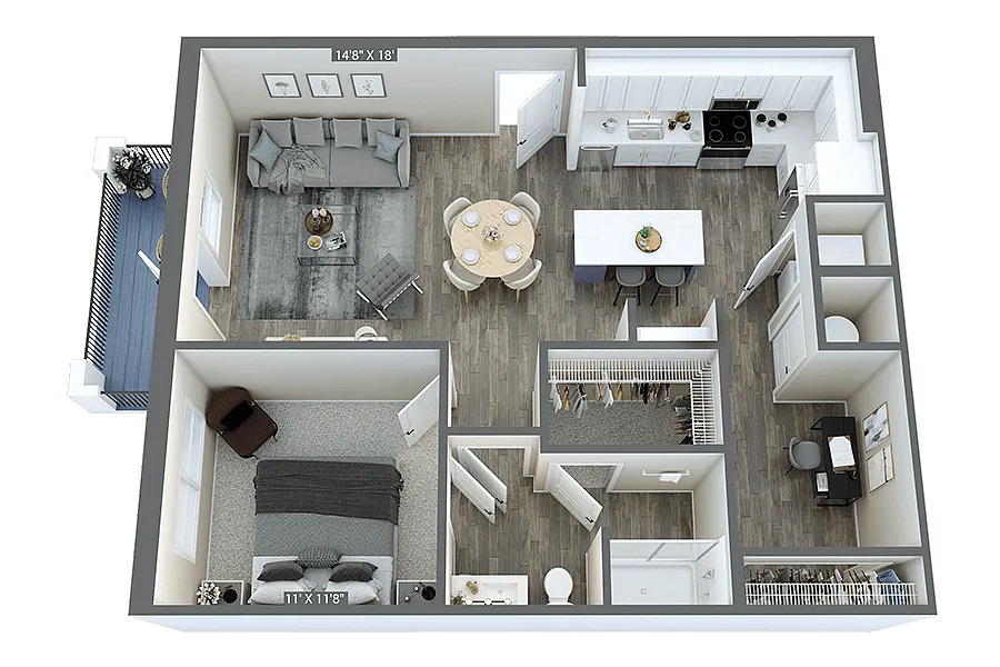 Floor plan Jackson with Study