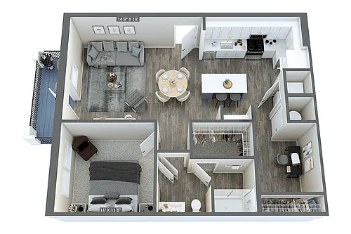 Floor plan Jackson with Study
