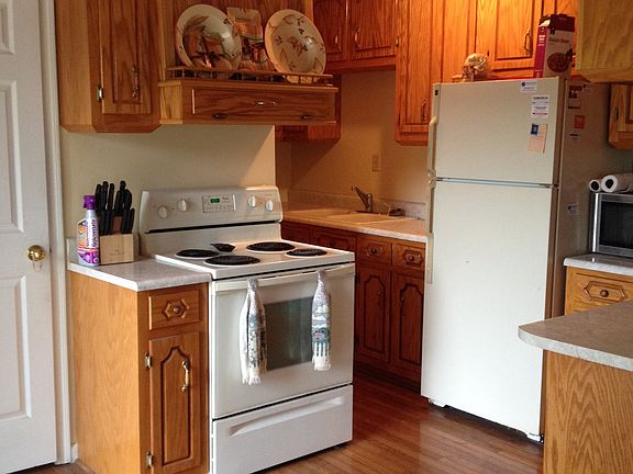 Wood floors in kitchen 