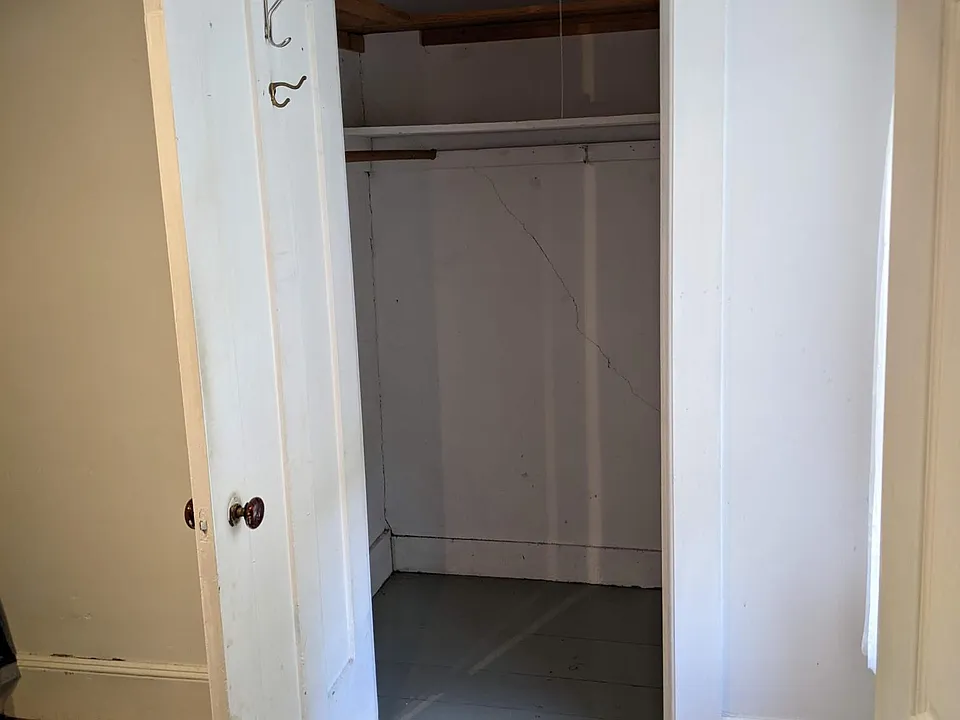 Walk in closets.