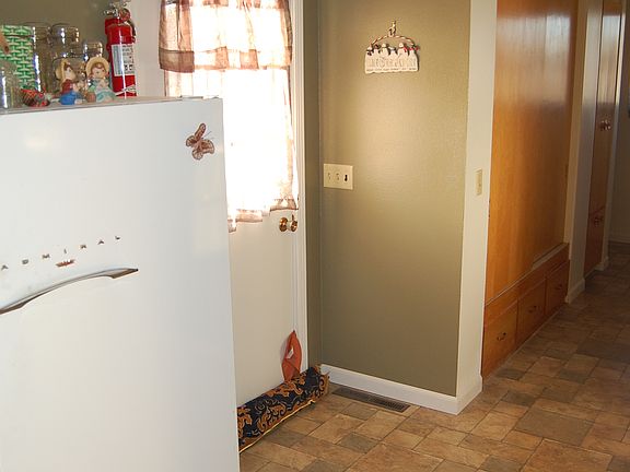 Back door entry to mud room 