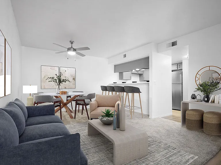 Virtually staged Reno Apartment