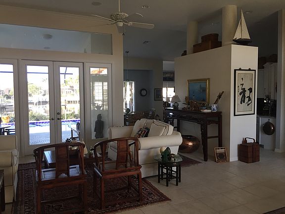 Living room into family room