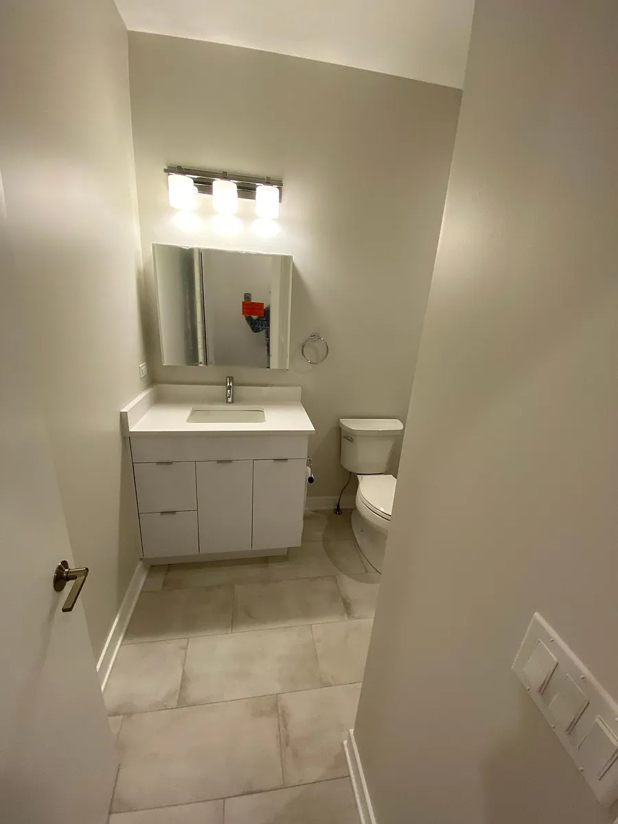 Guest bath - Gloss Vanity - 3348 N Ashland Ave #4