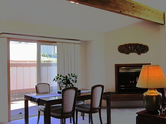 Dining room & fireplace