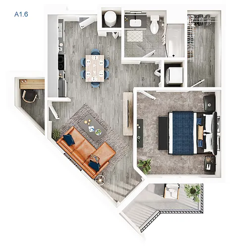 Floor plan A1 6