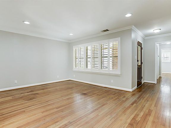 Real hardwood floors throughout, except in kitchen and bathrooms!