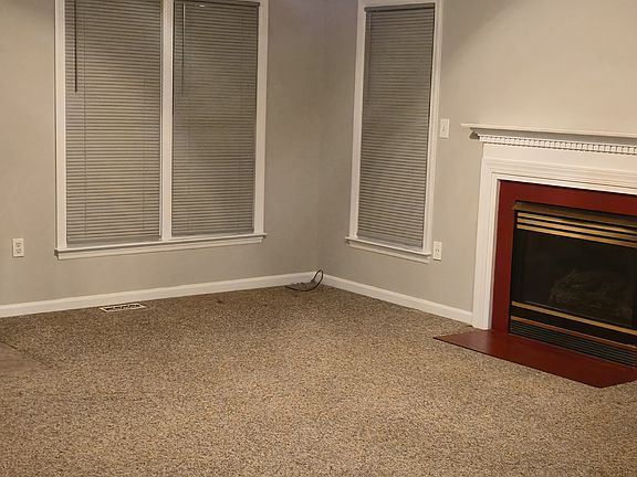 Living room view from dining