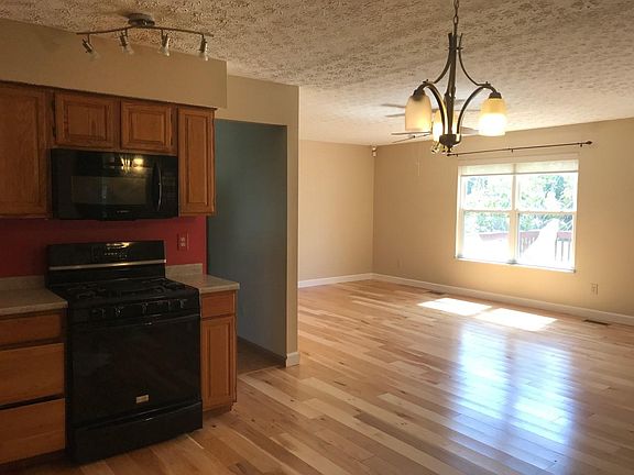 Family room and kitchen