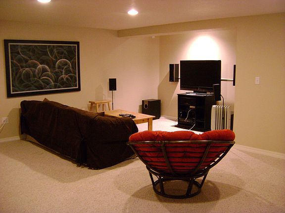 Finished basement
