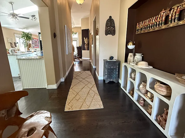 Entry from front door and garage