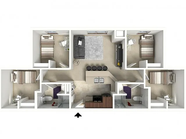 Floor Plan - 2313 W 5th St