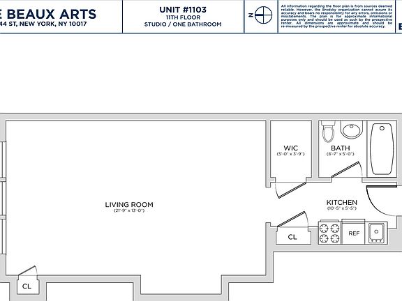 2nd image of 307 E 44th St APT 1103
