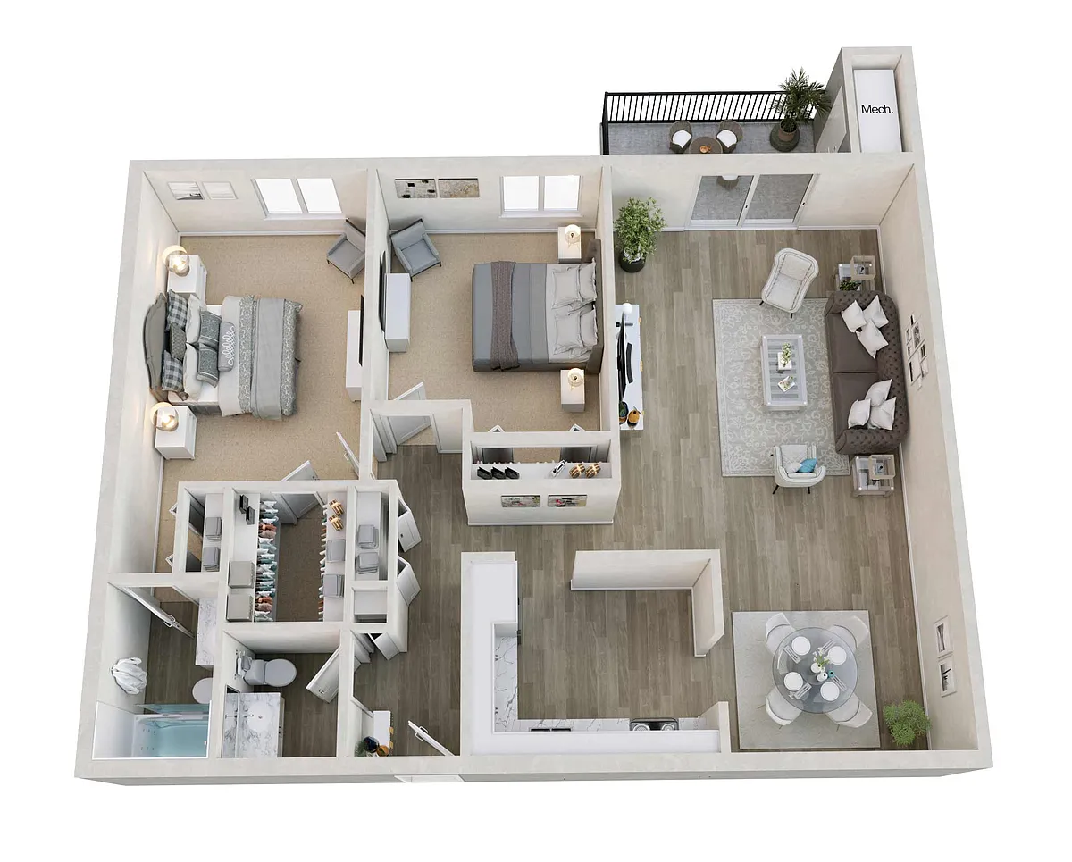 Floor plan Warwick