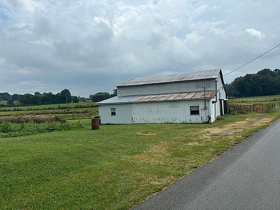 Side of the barn & garden
